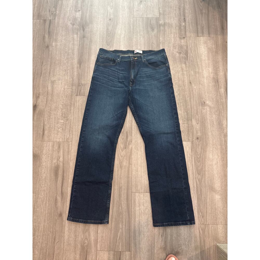Wrangler 99% Cotton Relaxed Boot Men's Jeans Size 36x32